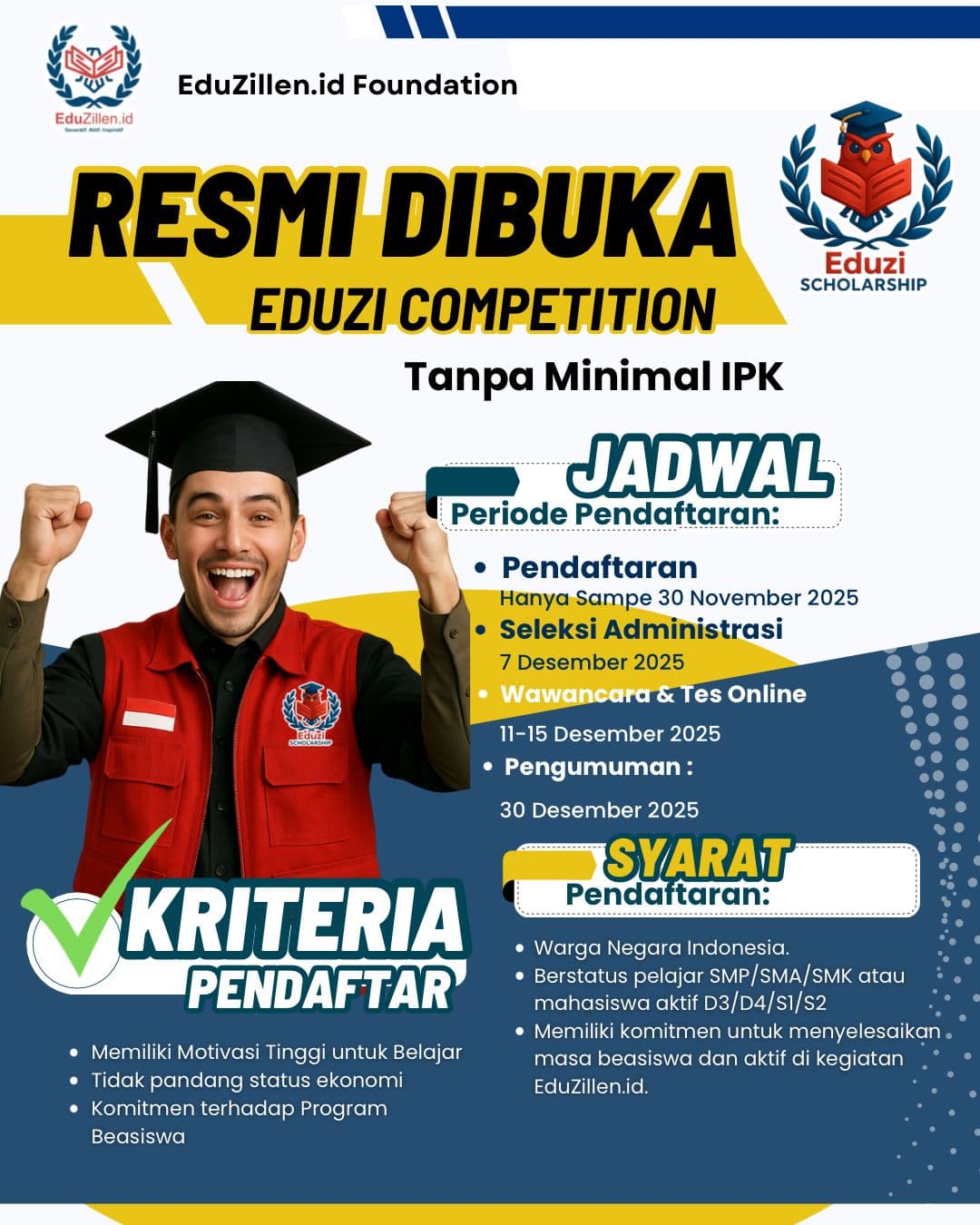 Flyer 1 Beasiswa EduZillen